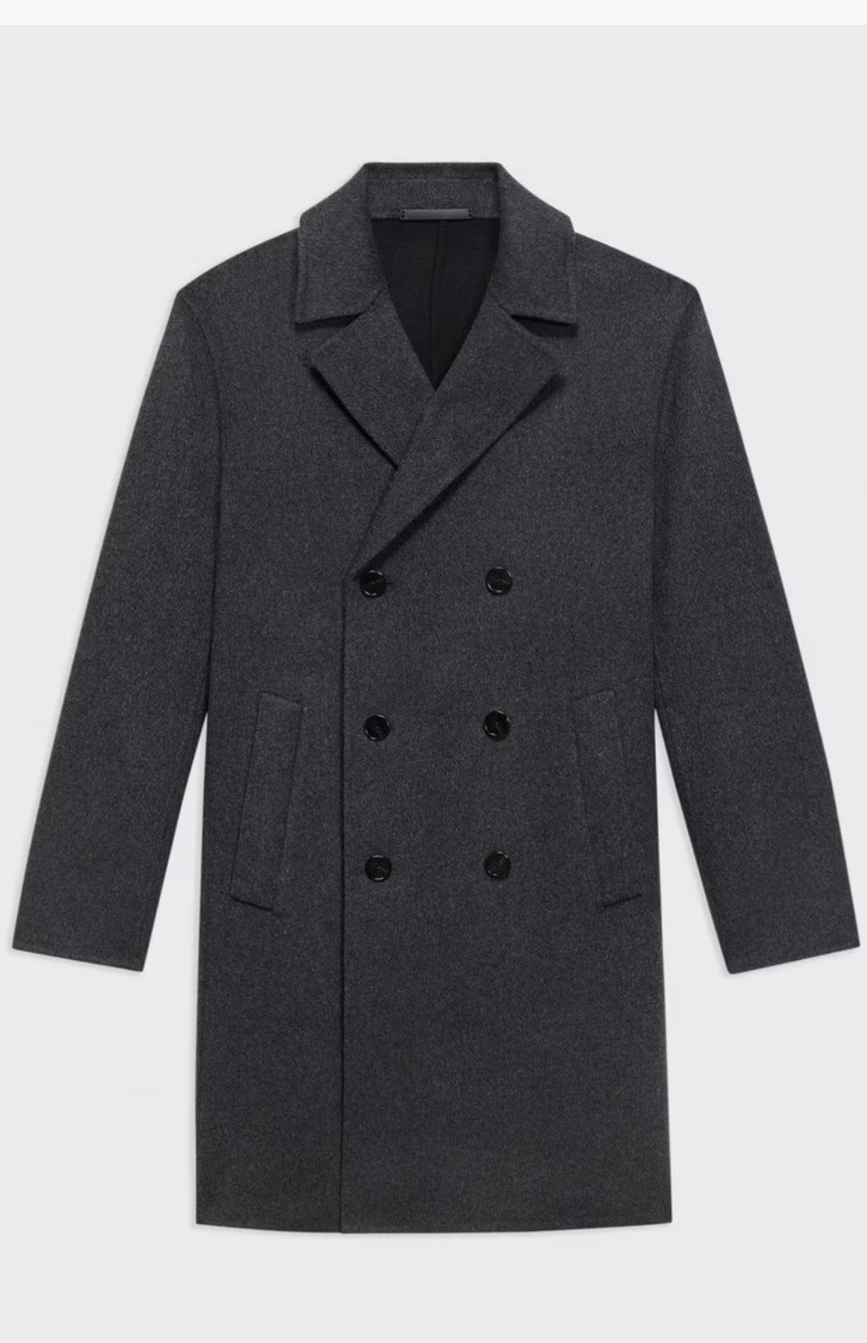 Theory Men's Double-Breasted Coat in Double-Face Wool-Cashmere