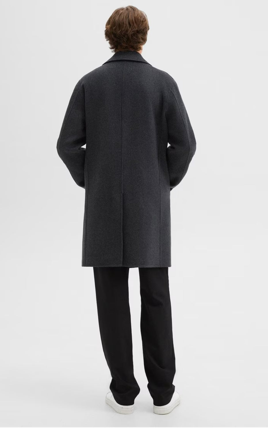 Theory Men's Double-Breasted Coat in Double-Face Wool-Cashmere