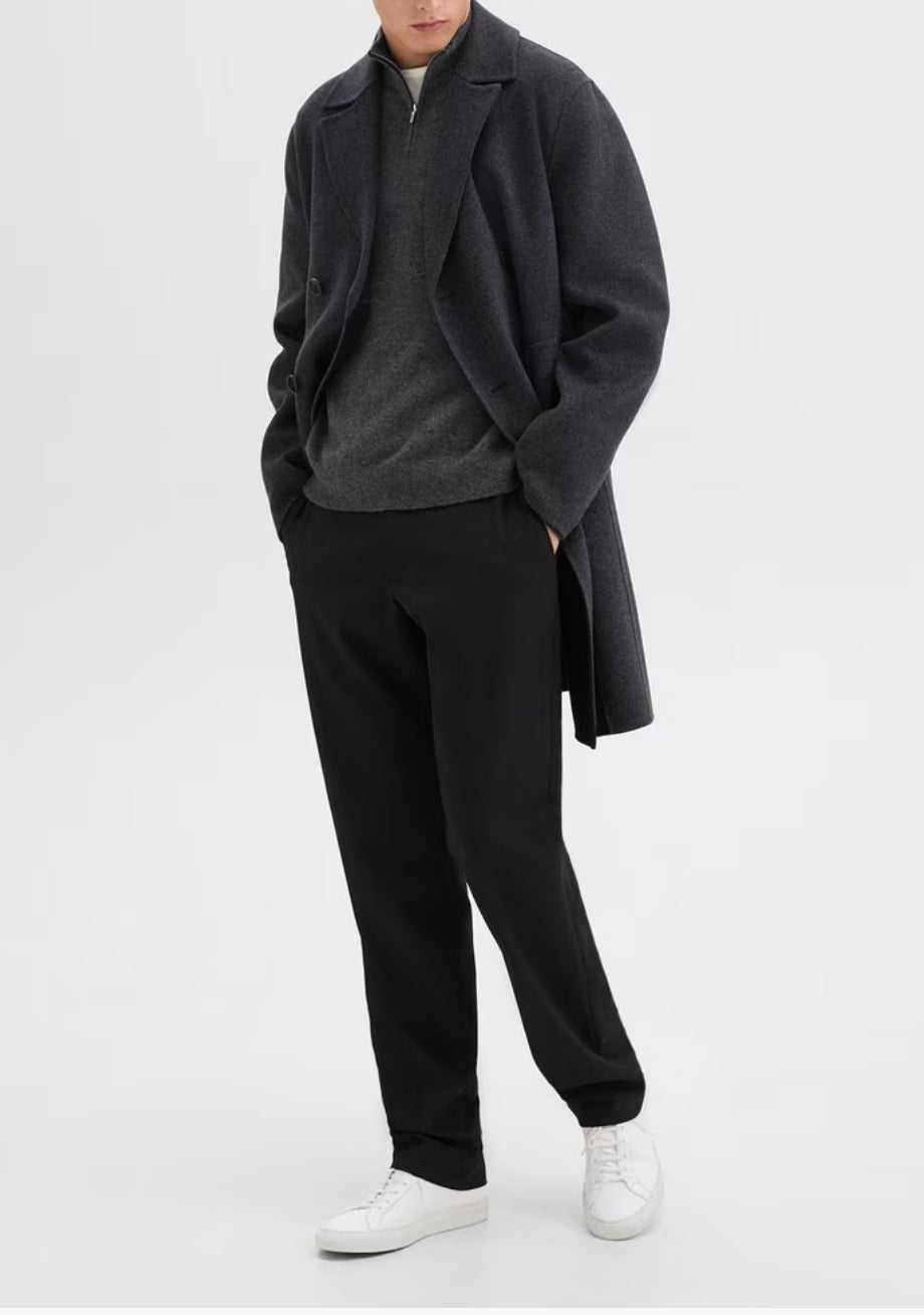 Theory Men's Double-Breasted Coat in Double-Face Wool-Cashmere