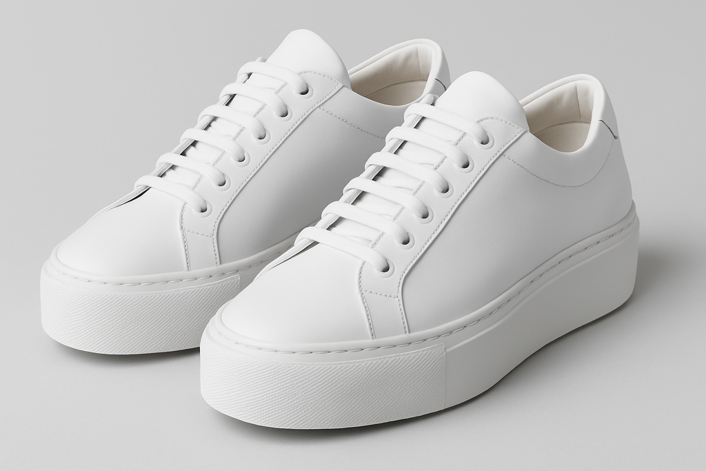 Front three-quarter view of Common Projects Tournament sneakers