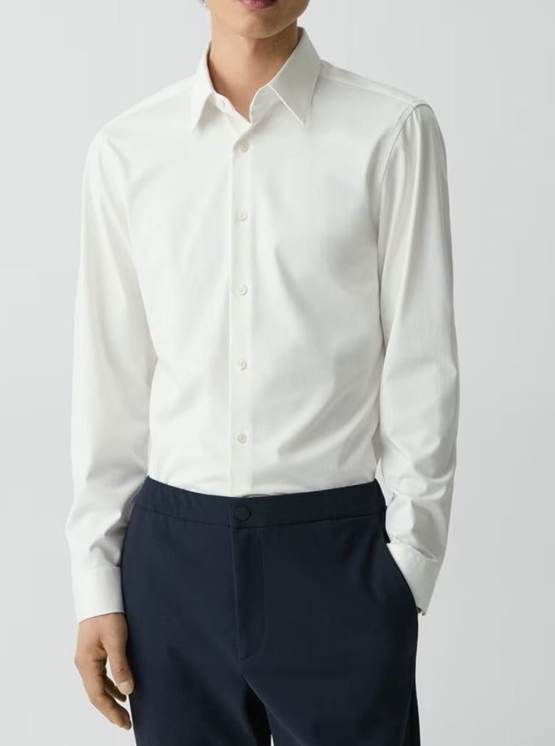 Theory Sylvain Shirt in Structure Knit