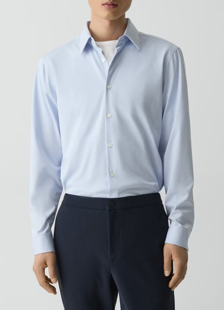 Theory Sylvain Shirt in Structure Knit
