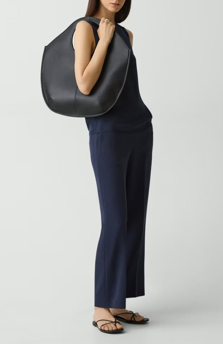 Theory Circle Tote Bag in Leather